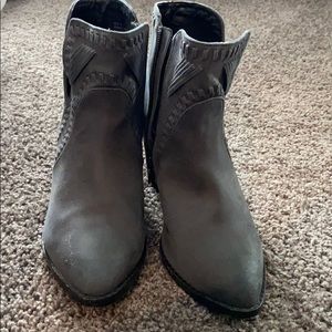 Grey booties